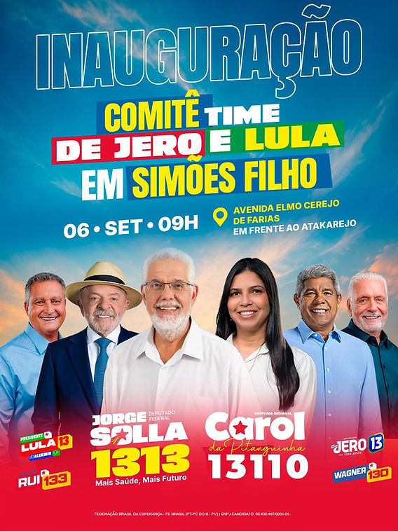 Candidata à deputada estadual Carol da Pitanguinha inaugura Comitê neste domingo (6)